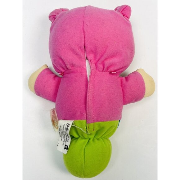 2009 Hasbro Playskool Pink/Green Plush Musical Light-Up LULLABY GLOWORM Works! - Picture 3 of 8